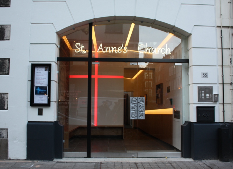 Entrance on Dean Street