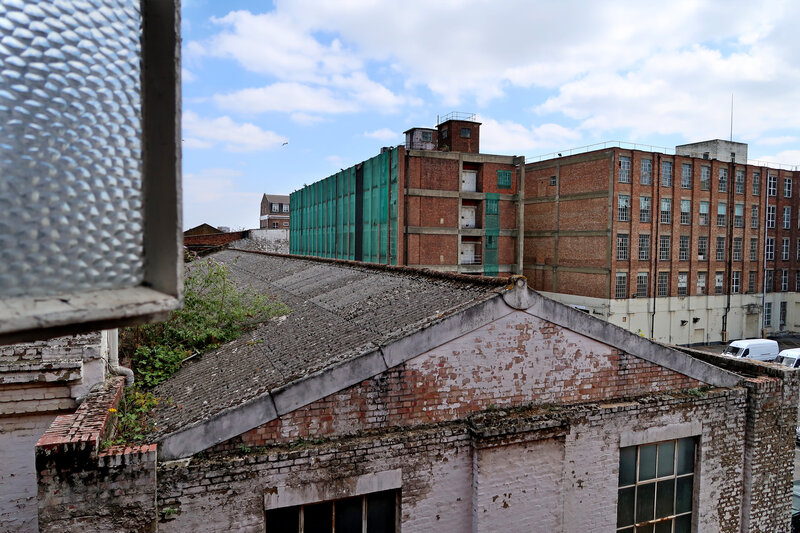 View from Building 28 across section of Westminster Industrial Estate