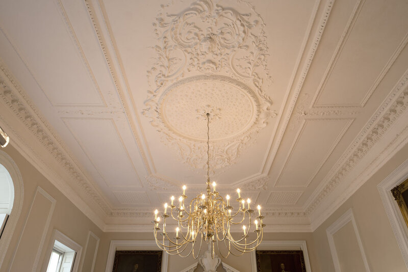 Rococo ceiling Bishop Sherlock's Room