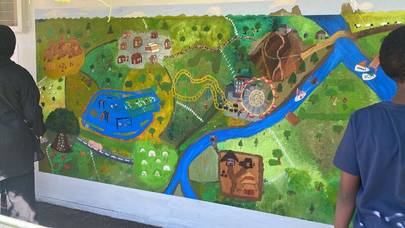 Permanent mural by Art from the Start
