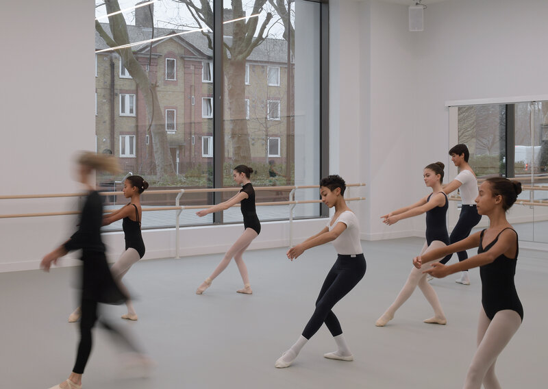 Dance class in action