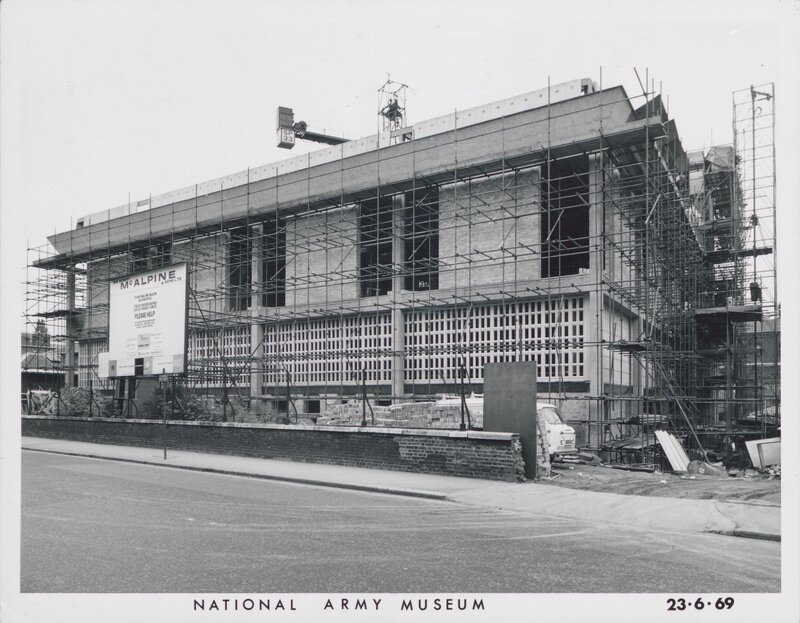 National Army Museum under construction, 1969