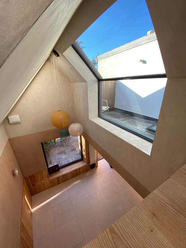 Extension view from mezzanine