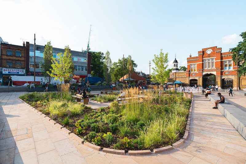 A transformed Beresford Square, Woolwich credit Neil Speakman / Studio Maple