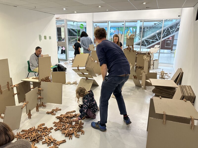 MAPL under construction at Pollock's Toy Museum