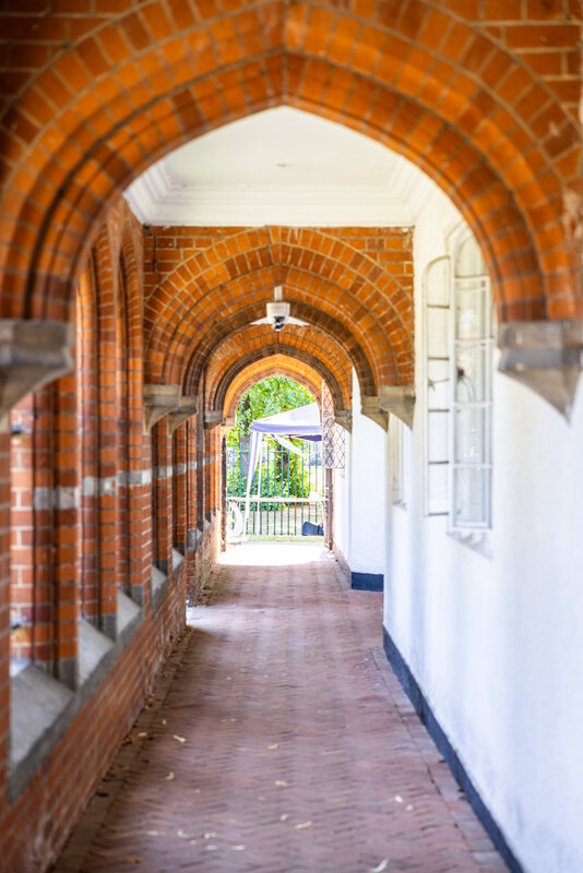 The old "Cloister". Photography by Glenn Foster
