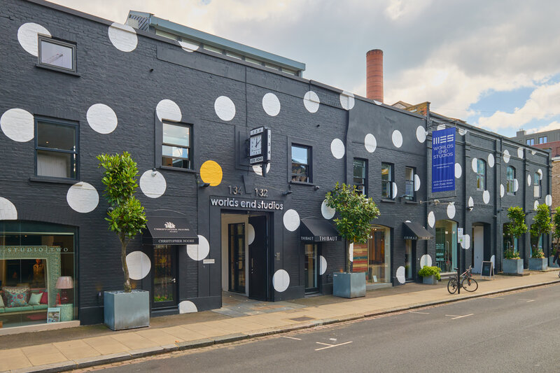 Exterior of Worlds End Studios