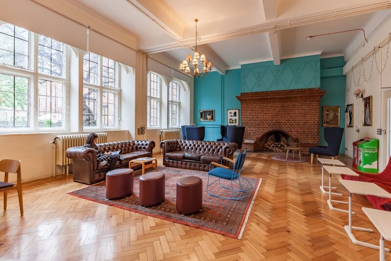 Student lounge, UAL School of Pre-degree Studies. UAL