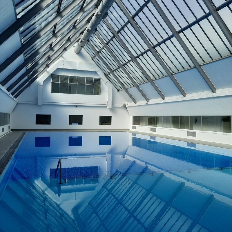 The swimming pool in the Pioneer Centre today