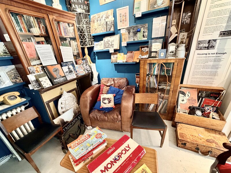 The People's Museum Somers Town. 
Photo @meetmrlondoner.