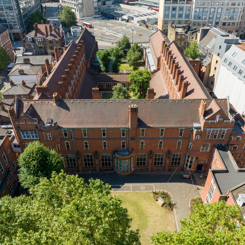 Aerial, image owned by the school