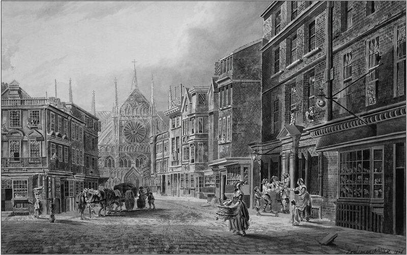 Tothill Street leading to Westminster Abbey, Free public domain image