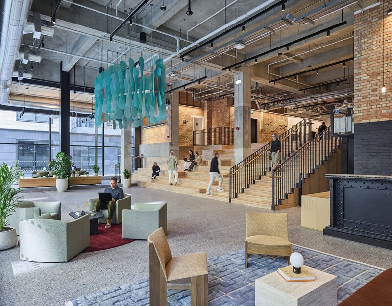 Timber Square Print Building Reception space