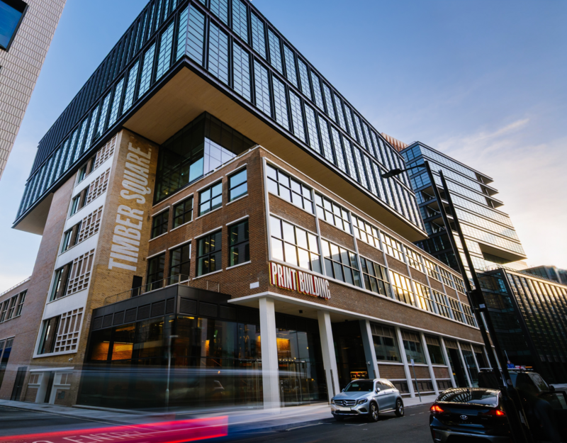 Timber Square Print Building - 80% retained 1950s Printworks