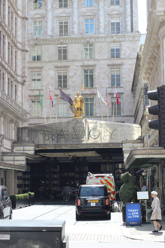 The Savoy Hotel - one of the stops on the walk linked to Oscar Wilde