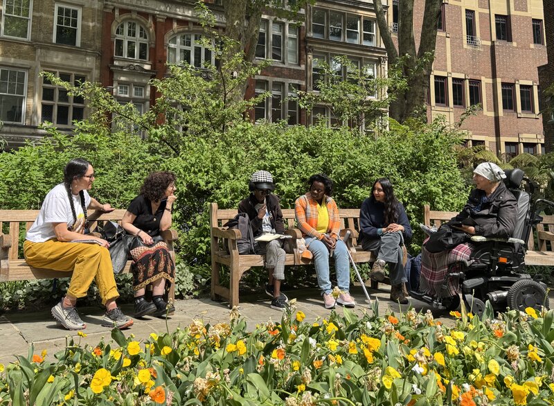 Golden Key Haringey tour guides in the park