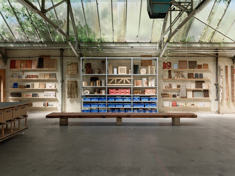 Material Culture's Material Library, Photo by Henry Woide,