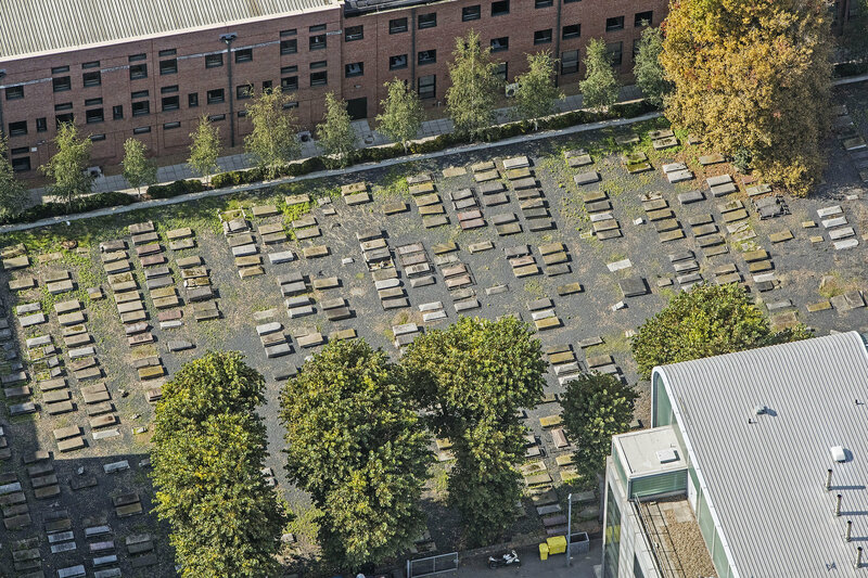 The Novo Cemetary from above