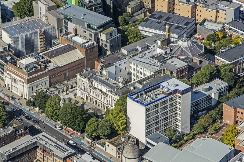 The Queens' Building from above