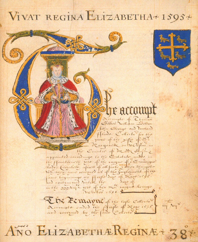 Elizabeth I initial in St Margaret Westminster records