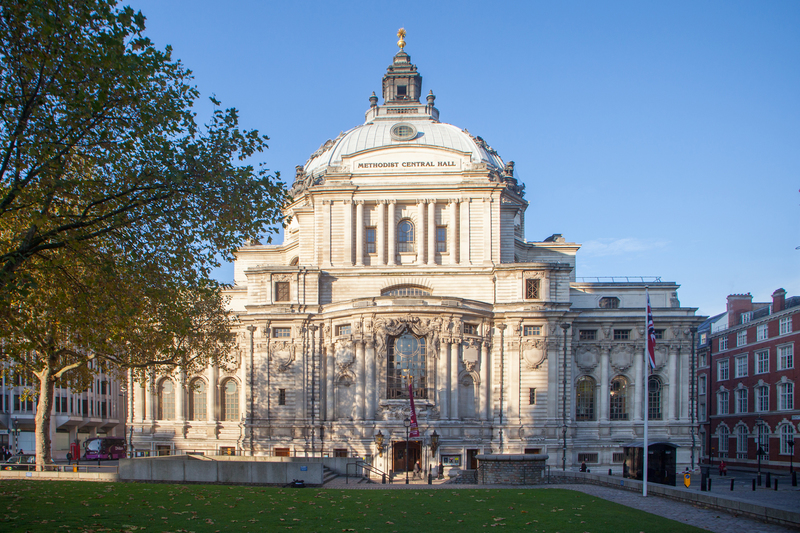 Exterior of Central Hall Westminster