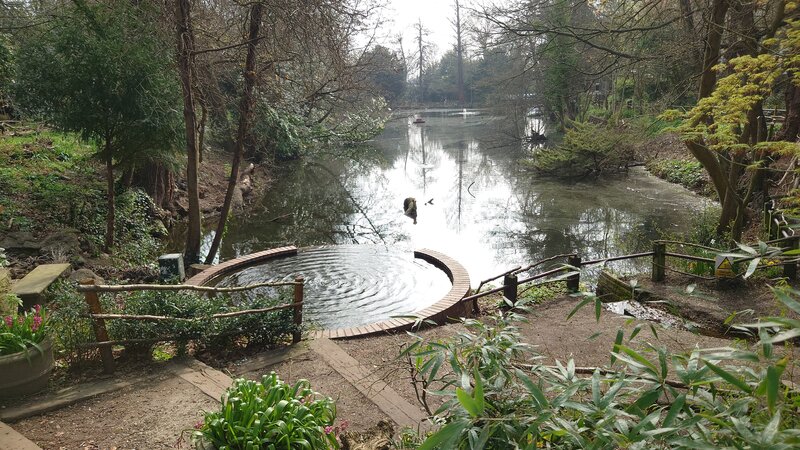 St Blaise well in Bromley Palace Park -HG Wells' Bromley