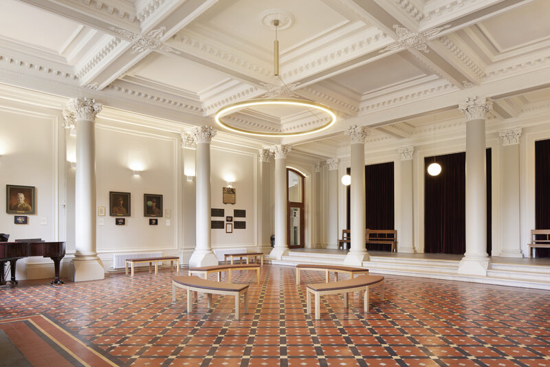 Lower Hall in the Barry Buildings