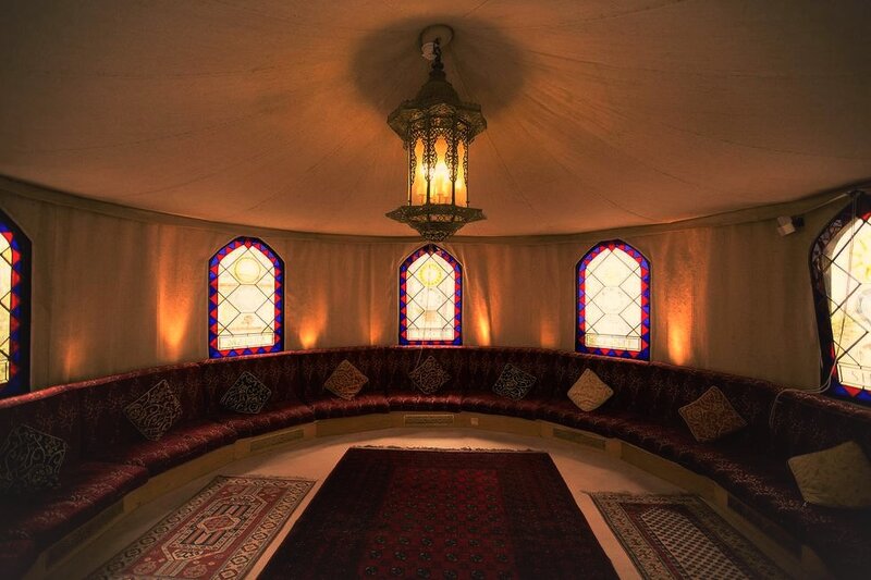 Peace tent interior