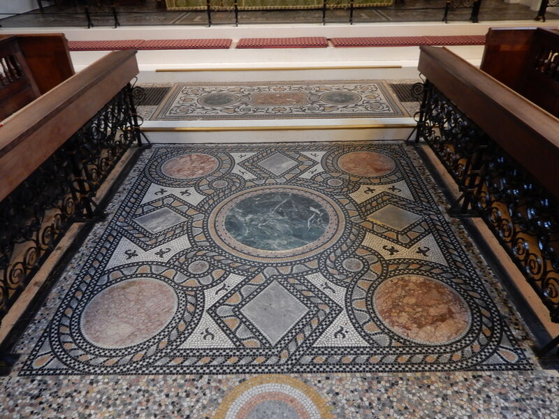 Chancel mosaic floor