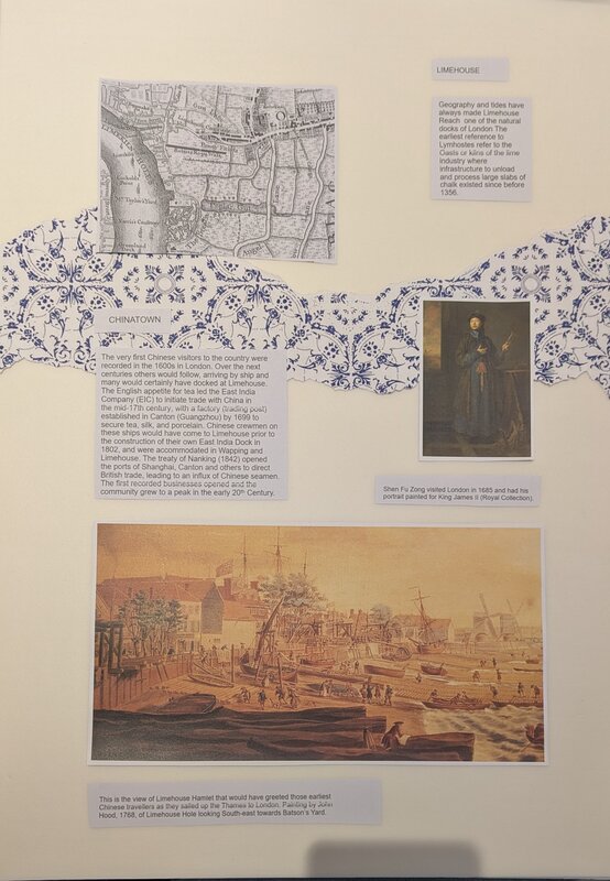 CfSA run regular exhibitions - the current exhibition is about the Original Chinatown of London