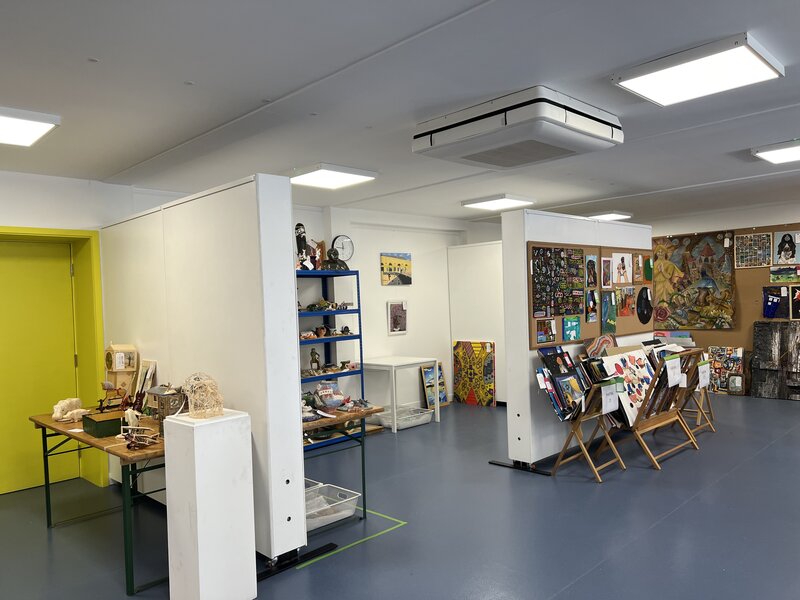 Inside the new Koestler Arts building