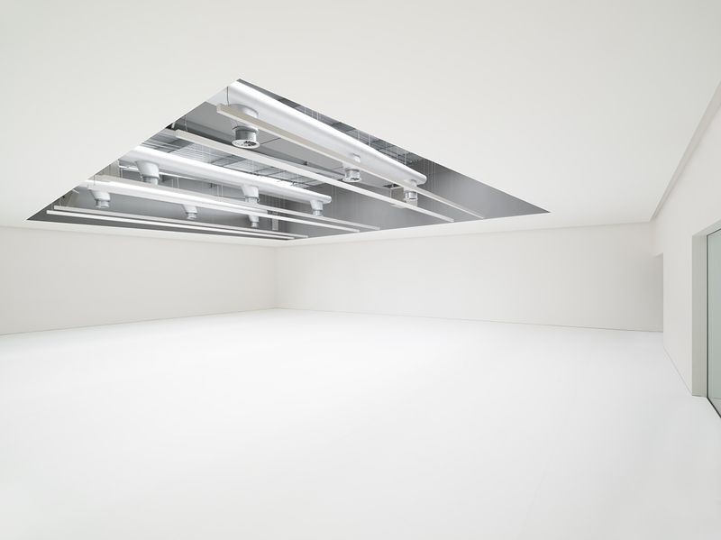 Studio 1, the largest studio with a feature ceiling aperture to allow the space to be filled with natural light in daylight hours