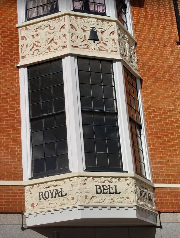 Royal Bell - pargetting recently restored