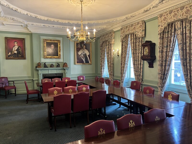 Coopers' Hall dining room