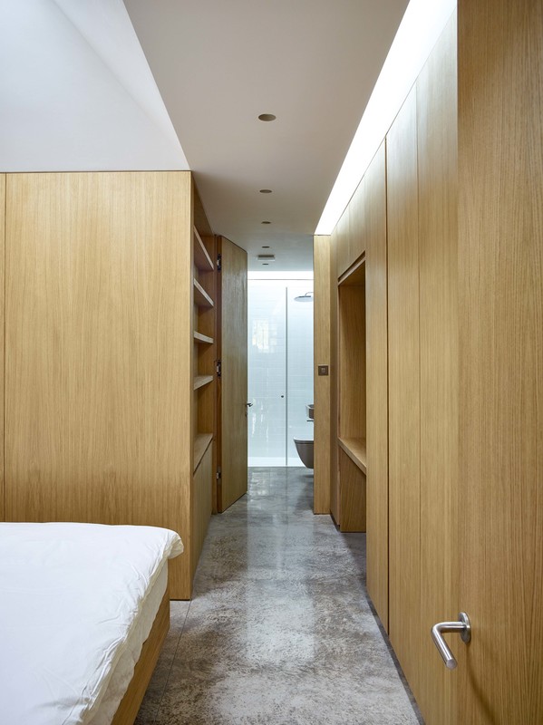 Master bedroom and bathroom