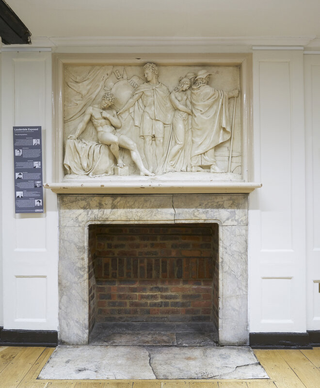 Bas Relief in lower gallery
