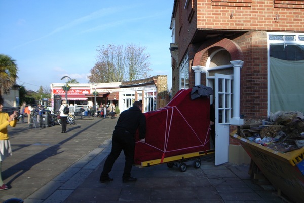 South-West corner before refitting of traditional canopies