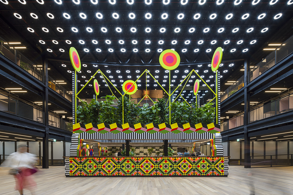 Atoll Kiosk by Morag Myerscough