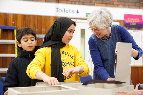 Harriet running a workshop last year